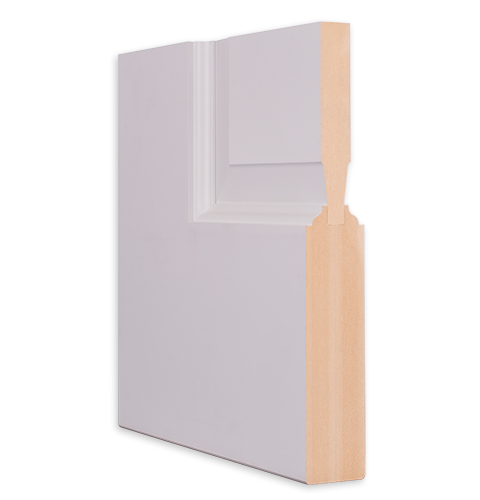 Corner sample showing construction of a TruStile MDF door