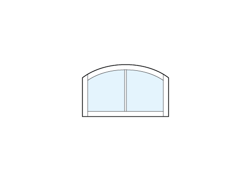 curved arch top front entry modern transom windows with one vertical true divided lites