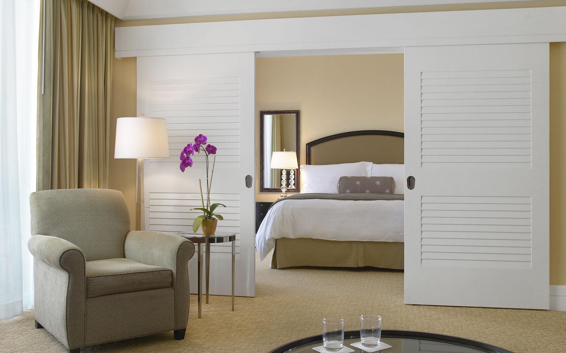 Sliding louver barn doors from the Beverly Hilton