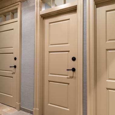 TS3000 doors in MDF with Roman Ogee (OG) sticking and Scoop (B) panel.