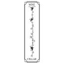 EG220 etched glass pattern for wine cellar
