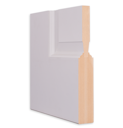 Corner sample showing construction of a TruStile MDF door