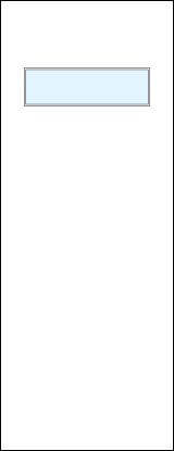 TMFG1012 flush door with single narrow glass panel near top