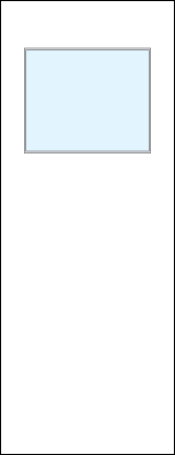 TMFG1010 flush door with single inset glass panel