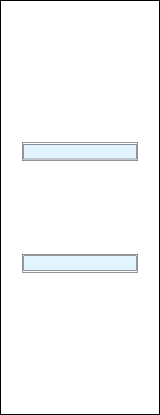 TMFG flush door with two narrow strips of glass stacked near center of door