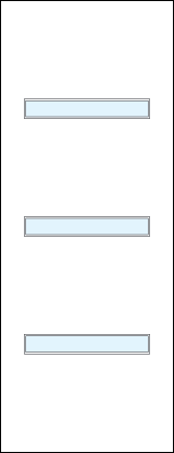 TMFG3010 flush door with three narrow bands of glass spaced vertically