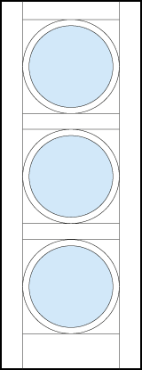 custom stile and rail art deco interior doors with three glass portholes for nautical flair