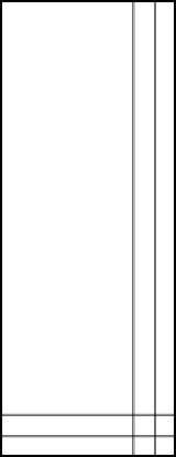 horizontal panel door front entry with two right vertical and two top horizontal kerf cuts