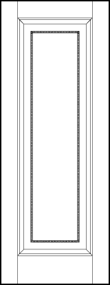 custom stile and rail art deco interior doors with raised decorative panels