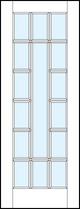 interior glass french doors with center vertical true divided lites section