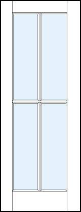 front entry glass french doors with center cross true divided lites