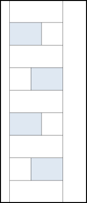 modern contemporary interiordoor designs with nine center rails with four large partial glass panels and asymmetric stiles