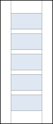contemporary modern doors front entry with five center glass panels, four center rails and wide stiles