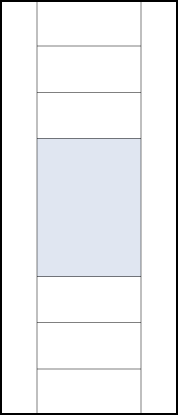 modern contemporary door designs front entry with six rails, a glass pane three rails wide and wide stiles