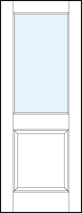 front entry wood doors with glass and medium raised bottom panel