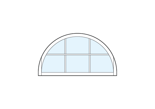 radius top front entry craftsman style transom windows with six glass panes true divided lites