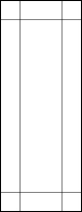 horizontal panel door interior with two vertical and horizontal duel kerf cuts near outside of the door