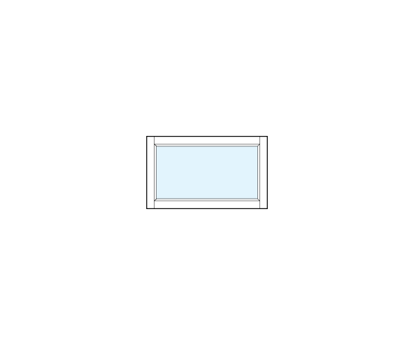 single pane transom window interior wall