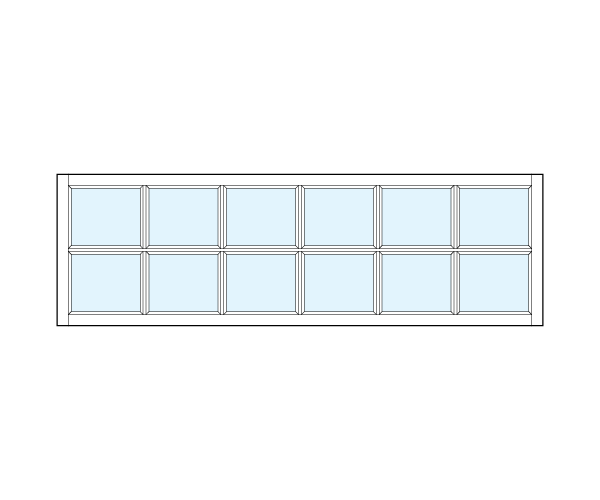 front entry modern transom windows with twelve square glass sections