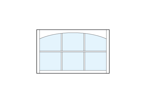 front entry craftsman style transom windows with six glass panes true divided lites and arch-top