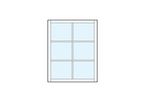 vertical front entry craftsman style transom windows with six glass panes true divided lites 