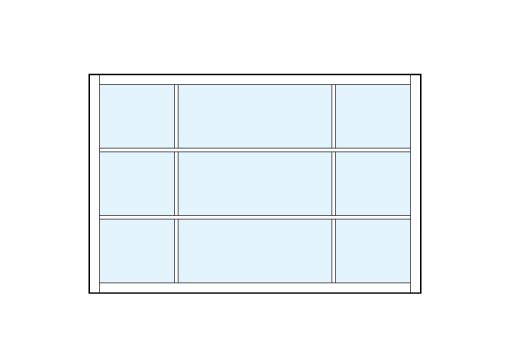 rectangle front entry craftsman style transom windows with true divided lites between nine glass panels