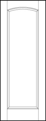 1 panel shaker interior door with insert options