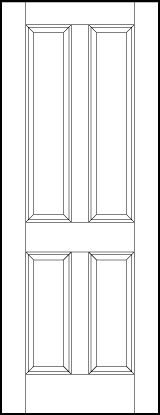 4 panel shaker style interior doors