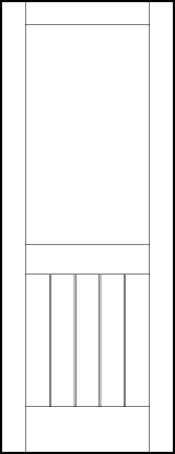 v groove front entry doors with large center panel with horizontal center and bottom panels