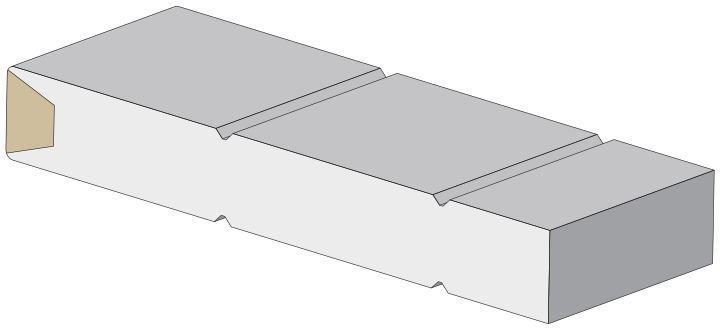 Standard V-groove profile