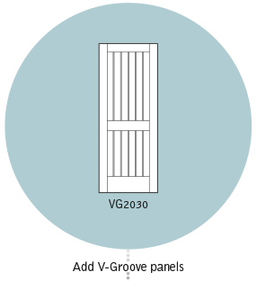 add v-groove panels