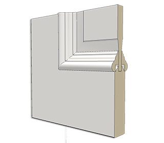 Big Bolection (BBM) Moulding with Raised (A) Panel