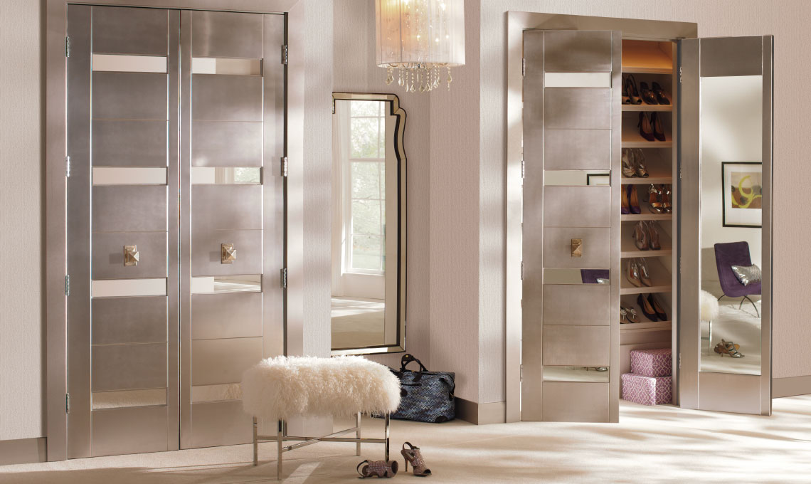 Interior Mirror Doors: Beautiful Custom Built-In Mirrors | TruStile