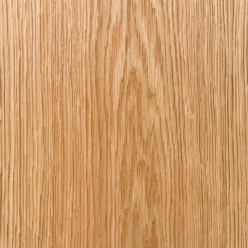 Wire-brushed plain sawn oak