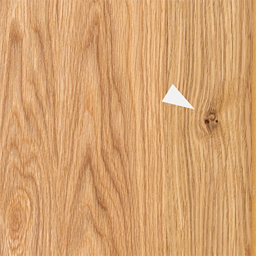 plain sawn white oak detail showing conspicuous burl