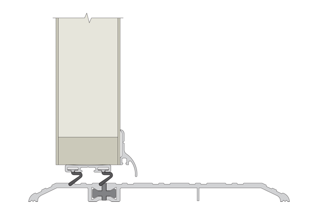 cross section drawing of ADA sill