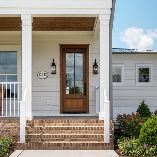 FL810 entry system on Braddock show home