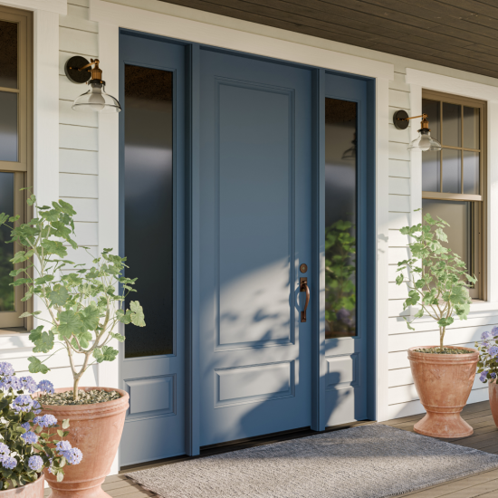 TS2210 two panel traditional front entry system