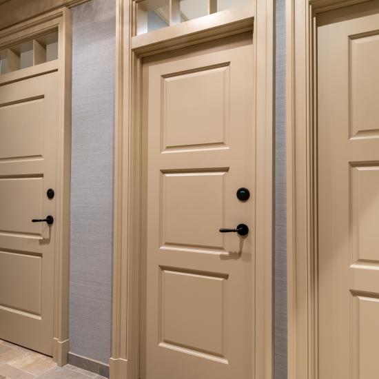 TS3000 doors in MDF with Roman Ogee (OG) sticking and Scoop (B) panel.