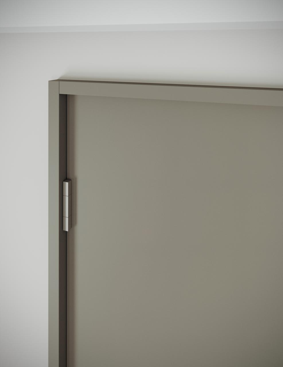 TM1010 in MDF with projected jamb with inset door