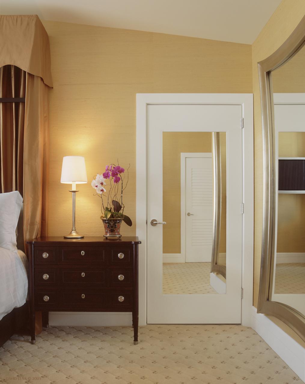 TS1000 Hotel Door with Inset Mirror