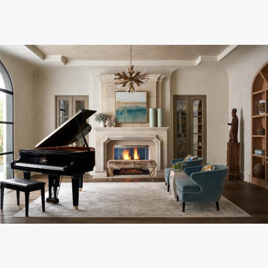 Pair of FL400 doors in piano room