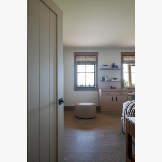 Rustic modern VG1010 in MDF with Square Stick (SS) sticking and Flat (C) panel with standard V-groove profile and plank size.