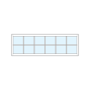 interior transom windows with twelve square glass sections