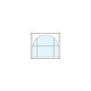 front entry craftsman style transom radius top windows with two glass panes true divided lites and four small panes