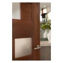 Detail of Flow glass on TM9430 in walnut with Nutmeg stain