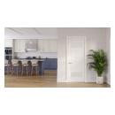 tm9110 modern door set in a light, coastal kitchen.