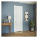 TMIR1014 in MDF and 1/4” kerf cut reveal with projected jamb and door