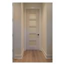 TM5000 in birch with frosted glass. The custom whitewash finish ties in with the pastel color scheme of the home.