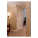 TS3100 closet door in MDF features an inset mirror, Roman Ogee (OG) sticking and Scoop (B) panel.